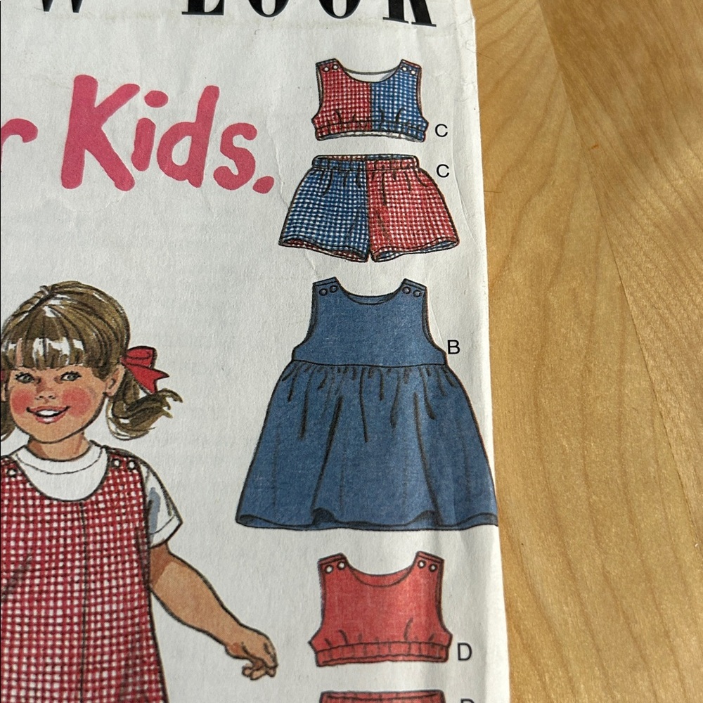 New Look Kids' Dress & Romper Pattern - 3 languages. Uncut. Size 2 - 7. EZ - Picture 4 of 4